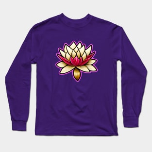 Namaste Lotus Flower Long Sleeve T-Shirt